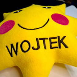 poduszka dekoracyjna żółte słoneczko
